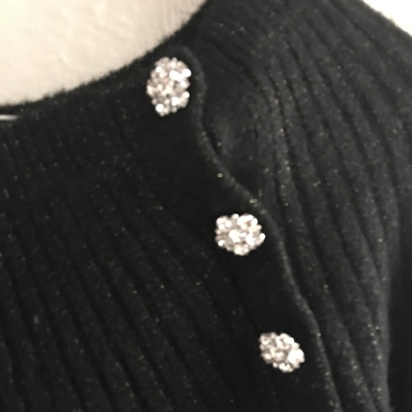 NWT🎉 Black Sparkly Holiday Sweater Dress Sz XL - Picture 8 of 15